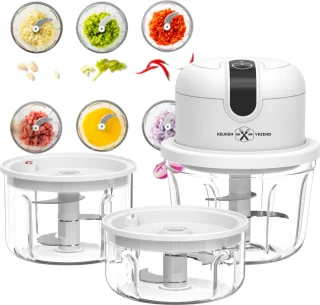 Keukenvriend © Hakmolen Set 350ml + 250ml + 100ml USB Oplaadbaar
