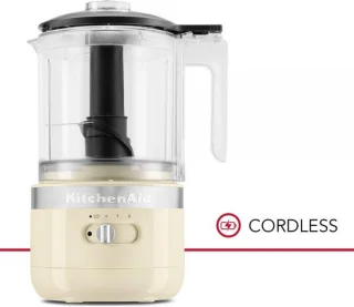 KitchenAid Draadloze Hakmolen 1,19L Crème