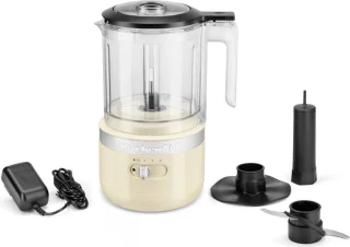 KitchenAid Draadloze Hakmolen 1,19L Crème