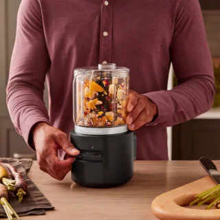 Kitchenaid Go hakmolen 1,18 L zwart