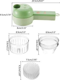 KitchenPro Elektrische Groentesnijder Hakmolen