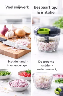 Lumitex Groentehakker 900 ml handmatig