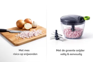 Lumitex Groentehakker 900 ml handmatig