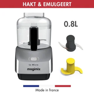Magimix Micro Hakmolen Mat Chroom