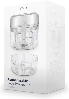 MikaMax Mini Food Processor Hakmolen Oplaadbaar