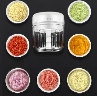 MikaMax Mini Food Processor Hakmolen Oplaadbaar