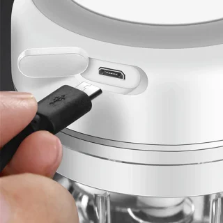 MikaMax Mini Food Processor Hakmolen Oplaadbaar