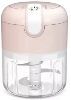 Mini Electrische Hakmolen Roze - Keukenmachine