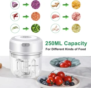 Mini Elektrische Knoflookchopper 250 ml