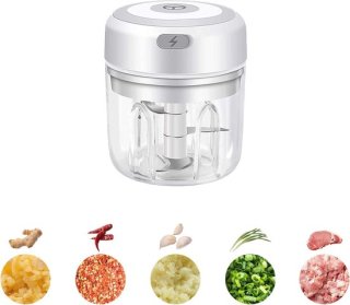 Klein in formaat, groot in gemak: de 250 ml mini knoflookchopper