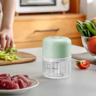 Mini Foodprocessor 100 ml - Elektrische hakmolen - Groen