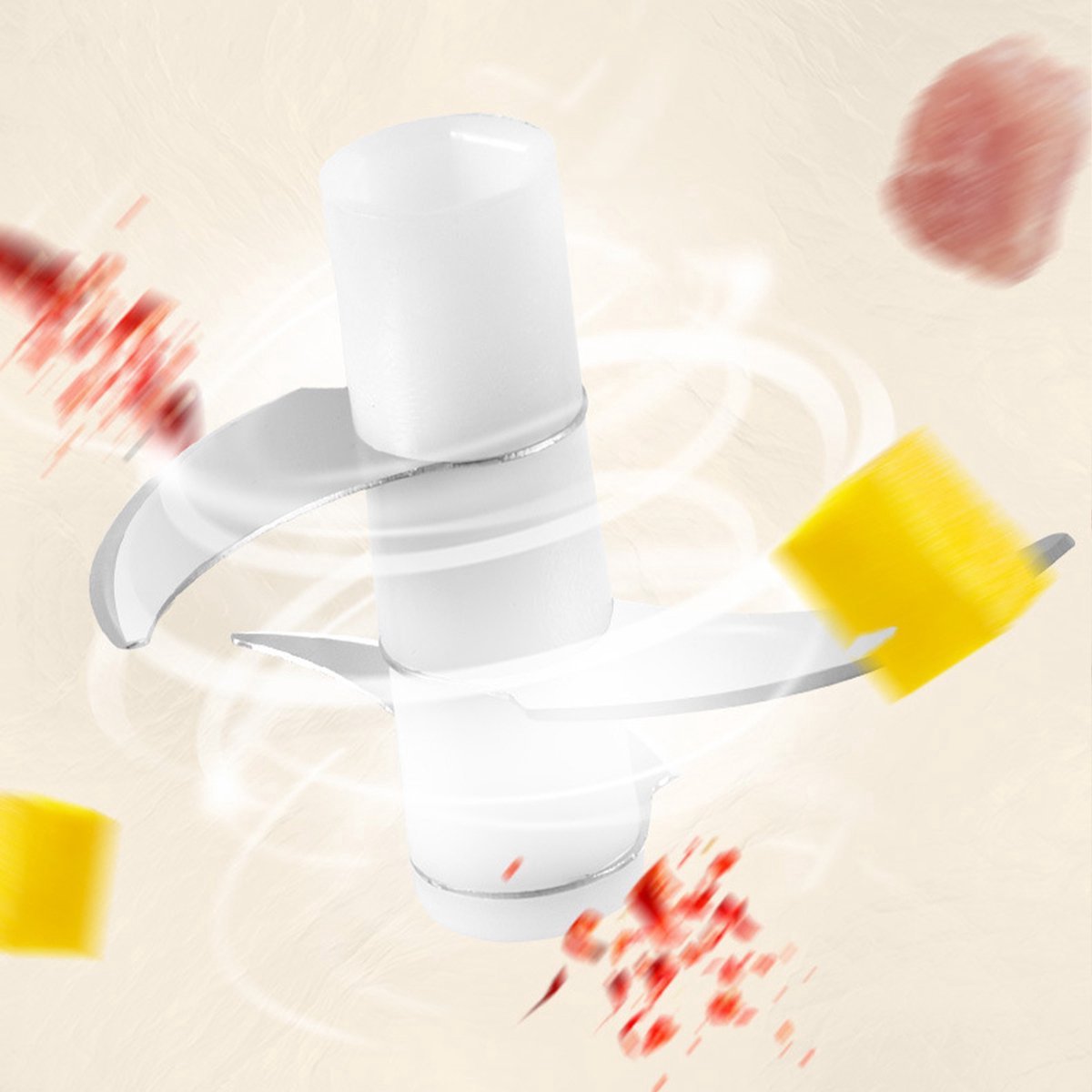 Wat vinden we goed aan de Mini Hakmolen 250ml Draadloos USB Oplaadbaar Wit