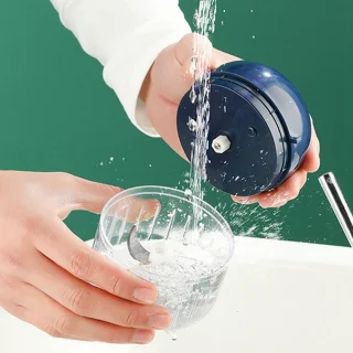 Mini Hakmolen Oplaadbaar 250ml Wit - Groentesnijder Groen