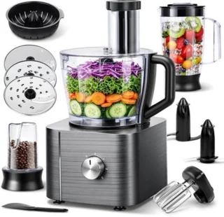 Multifunctionele keukenmachine - zwart