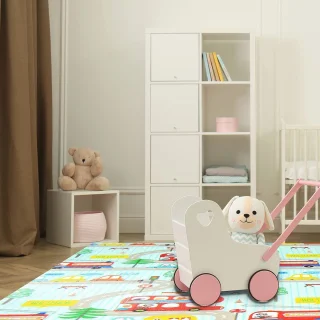 Omkeerbare Speelmat 196x175 cm - Dubbelzijdige Kindermat