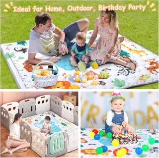Opvouwbare Speelmat voor Baby's