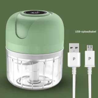QTTVBTNA Elektrische Mini Hakmolen 250 ml