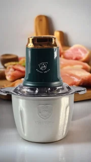 Royal Swiss Hakmolen 400W met 3L RVS Kom en 6 RVS Messen