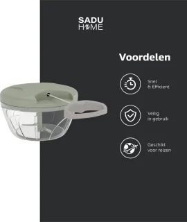 SADU Kitchen Groentesnijder met Trekkoord