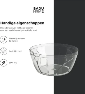 SADU Kitchen Groentesnijder met Trekkoord