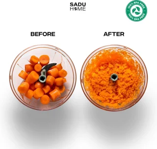 SADU Kitchen Groentesnijder met Trekkoord