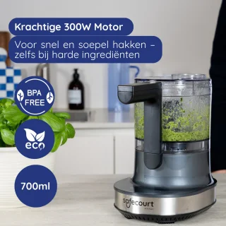 Safecourt Kitchen Hakmolen Elektrisch Groentesnijder