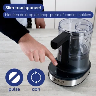 Safecourt Kitchen Hakmolen Elektrisch Groentesnijder