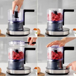 Safecourt Kitchen Hakmolen Elektrisch Groentesnijder