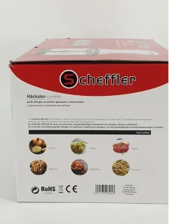 Scheffler Hakmolen Elektrisch 300W 700ml Zwart