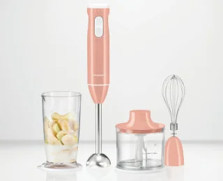 Silvercrest Staafmixerset 600W Lichtroze 3-in-1