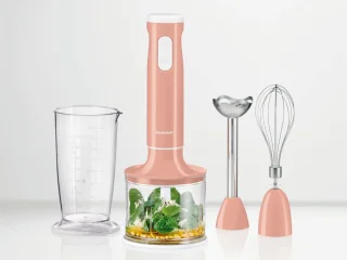 Silvercrest Staafmixerset 600W Lichtroze 3-in-1