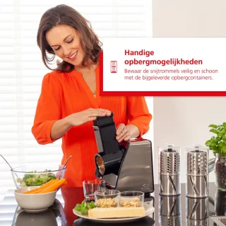 Solis Slice & More 8401 Groentesnijder RVS