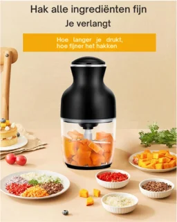 Thuys Multi Elektrische Hakmolen 600 ml Zwart
