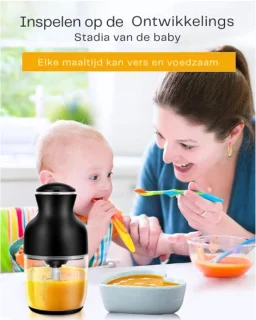 Thuys Multi Elektrische Hakmolen 600 ml Zwart
