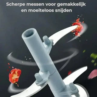 Uniquez Groenten- en Fruithakselaar 900ml Handtrek
