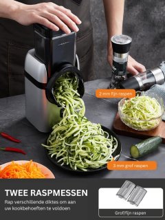 Wat vinden we goed aan de VH Supplies® Elektrische Groentesnijder - Foodprocessor