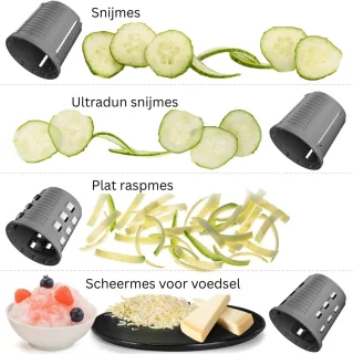 VH Supplies® Groentesnijder - Foodprocessor