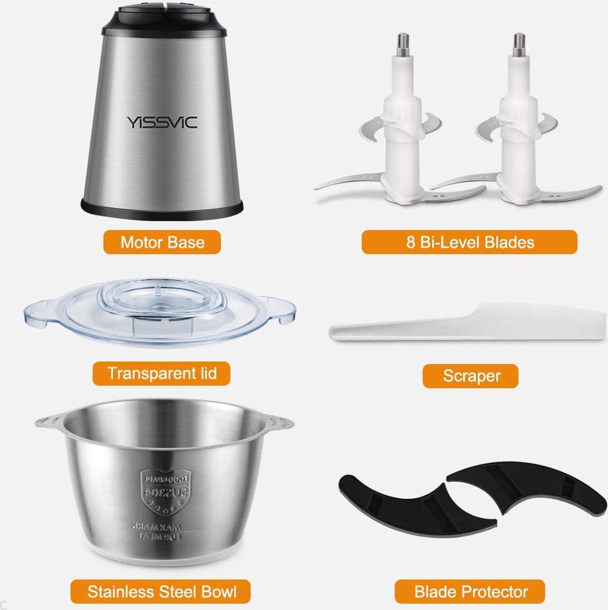 Wat vinden we goed aan de YISSVIC Universele Elektrische Hakmolen 1,5L 300W