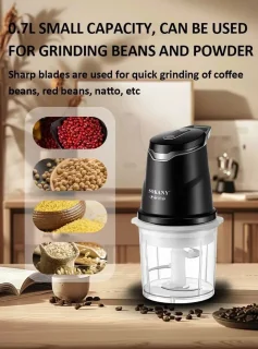 ZYLARO 2-in-1 Hakmolen & Foodprocessor