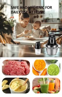 ZYLARO 2-in-1 Hakmolen & Foodprocessor