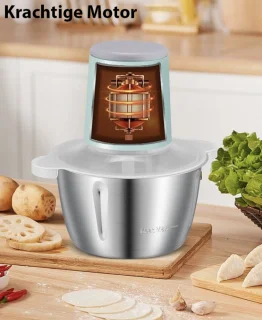 ZYLARO Hakmolen 2L RVS USB Groen
