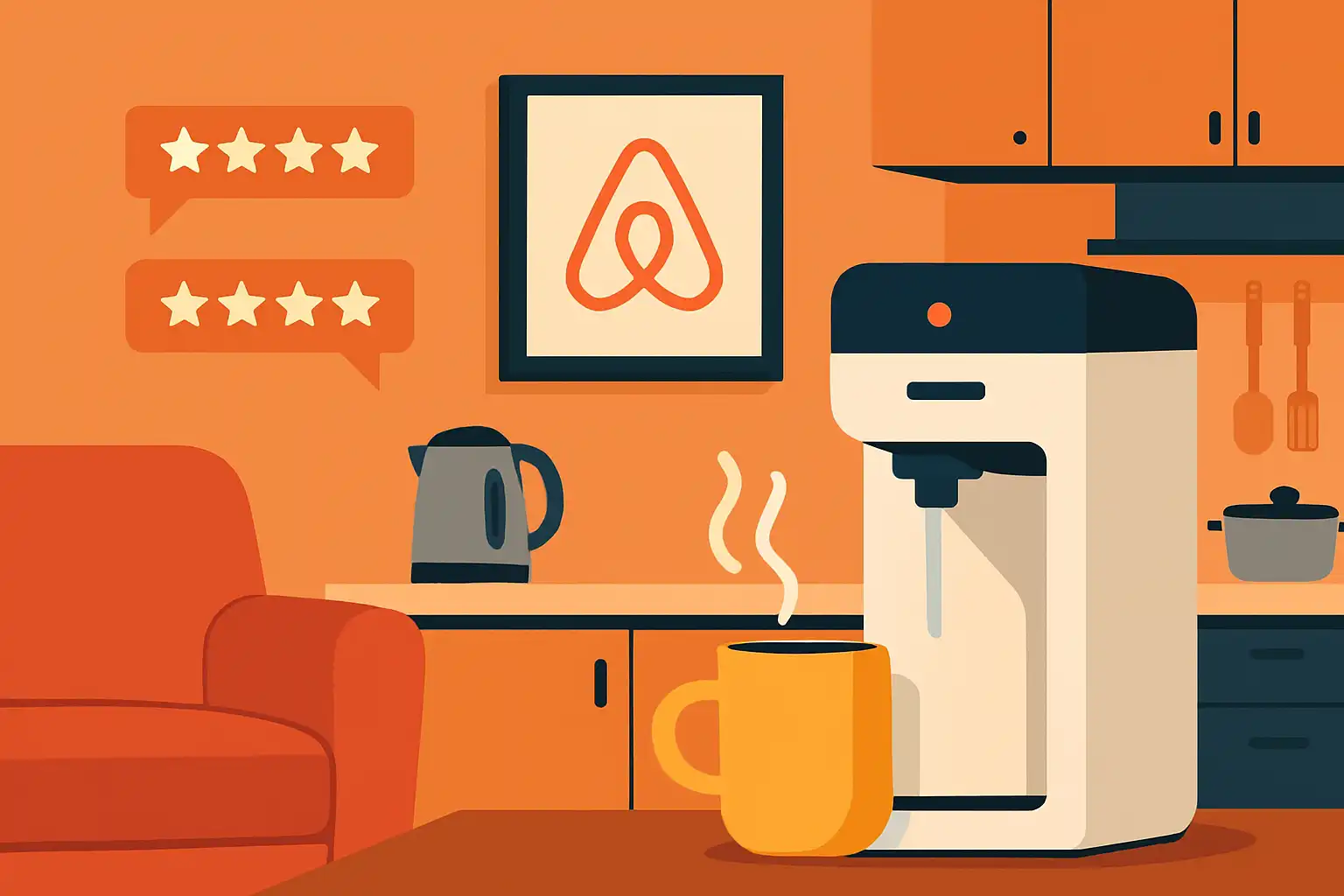 Boost je Airbnb-beoordelingen met een heetwaterdispenser: slimme tips voor hosts