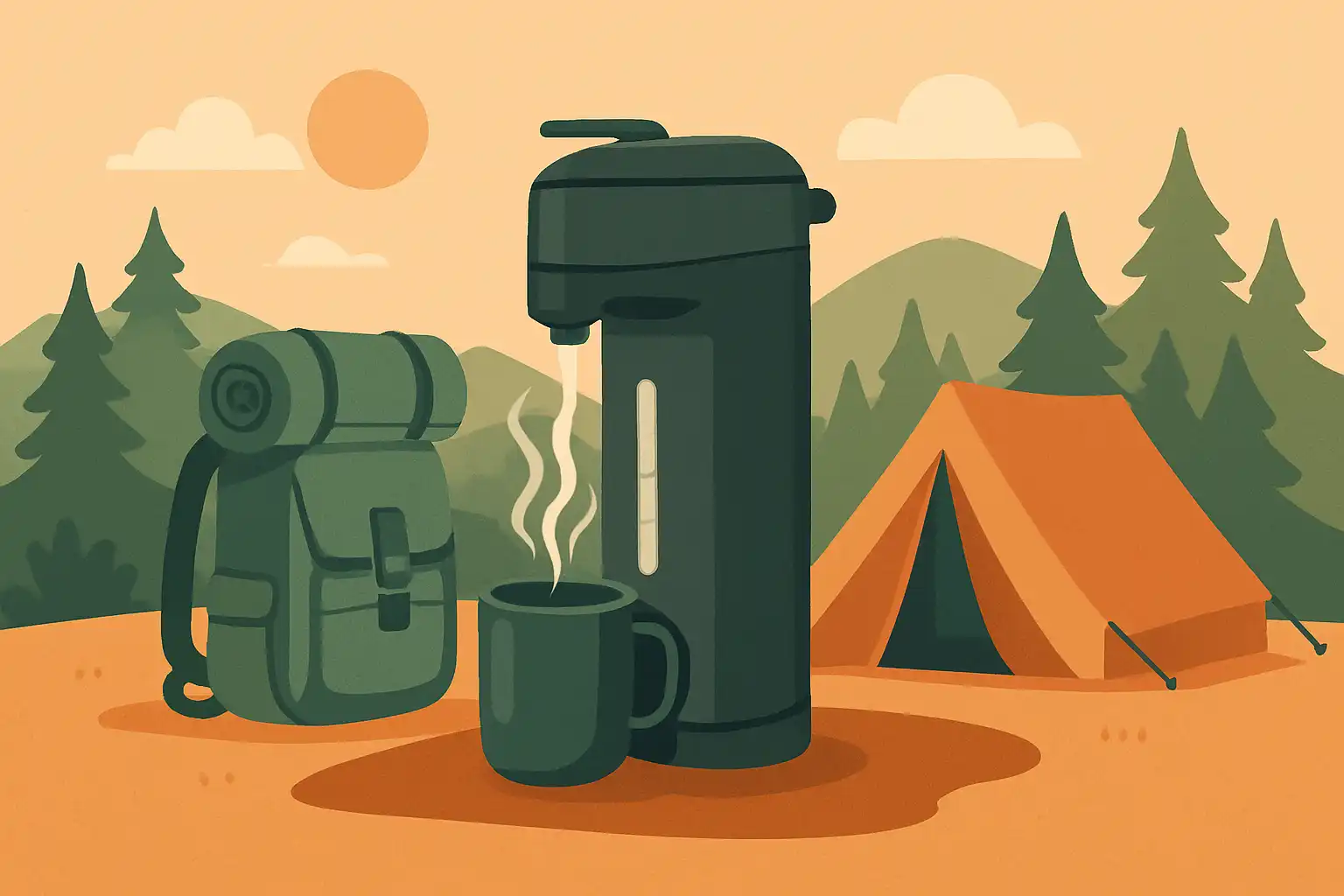 Camping proof: draagbare heetwaterdispensers voor avontuurlijke reizigers