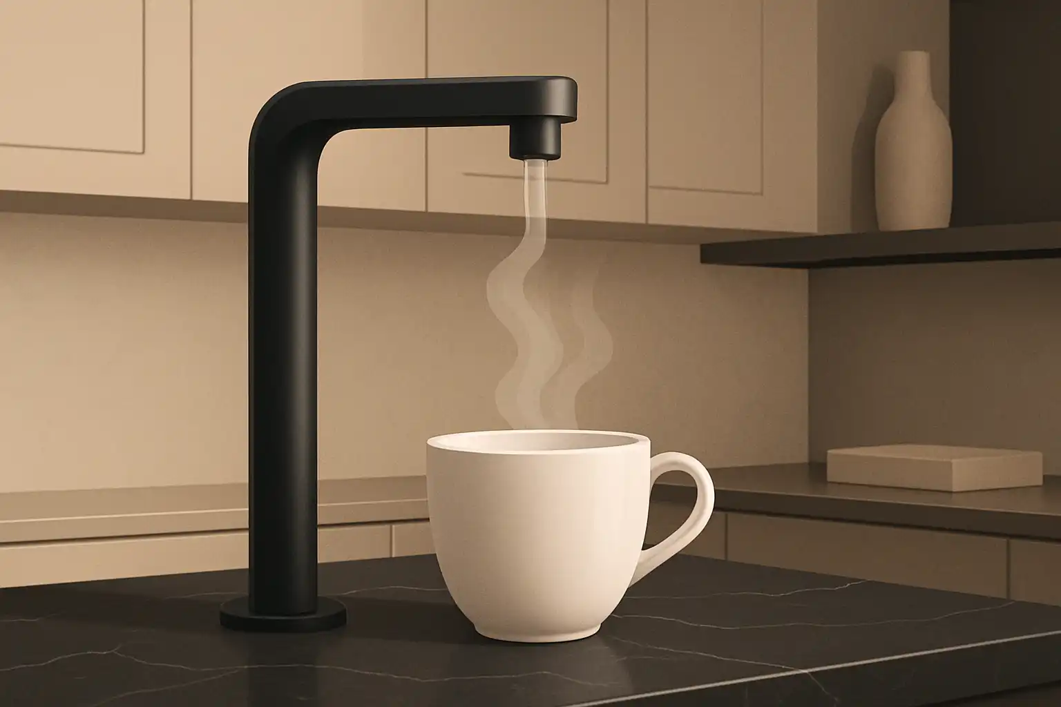 Design upgrade: hoe een stijlvolle heetwaterdispenser je keuken een luxe feel geeft