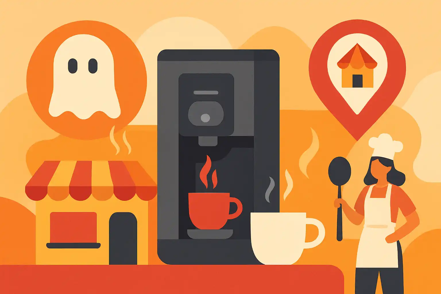 Hoe ghost kitchens en pop-uprestaurants profiteren van heetwaterdispensers (en wat dat betekent voor thuiskoks)
