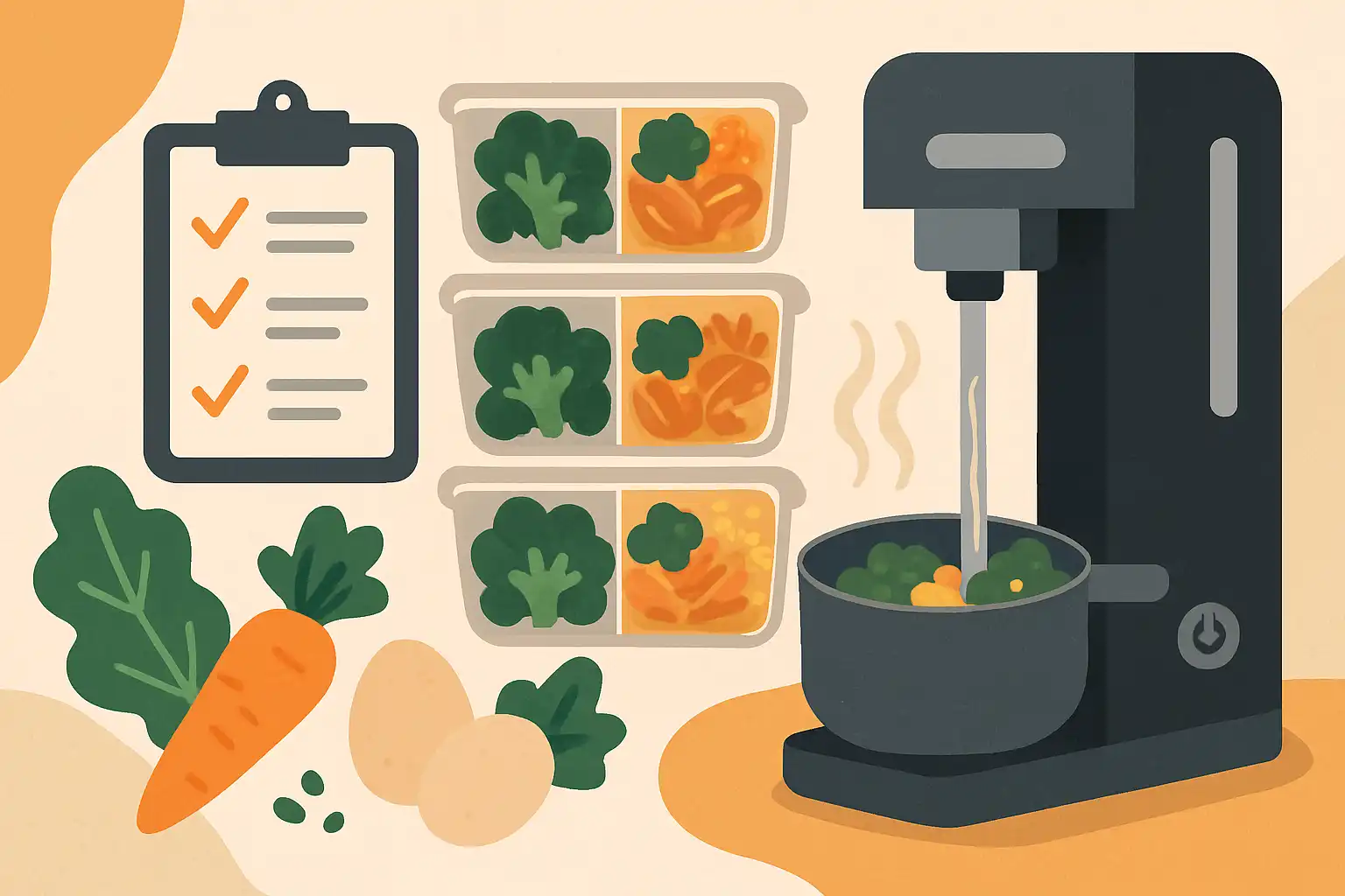 Meal preppen met een heetwaterdispenser: zo maak je een week aan gezonde maaltijden in 20 minuten