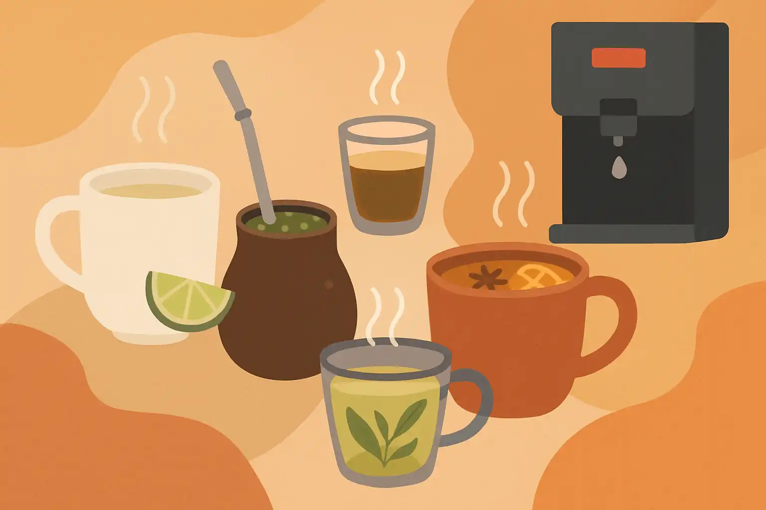 Vijf wereldse drankjes die je moeiteloos met je heetwaterdispenser maakt