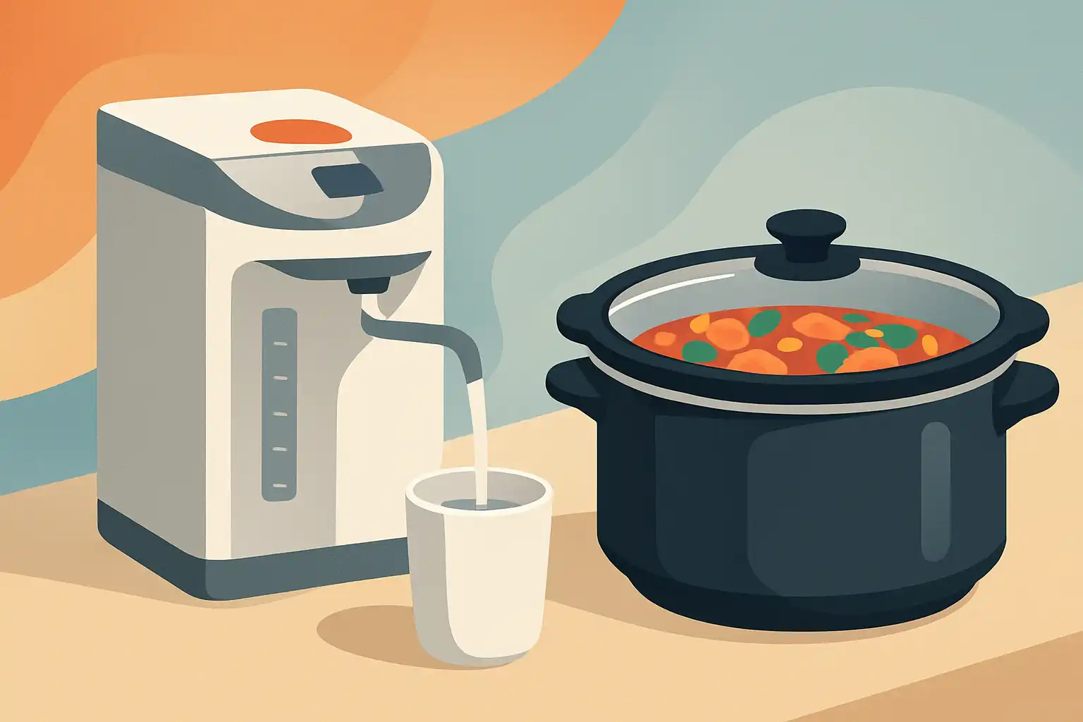 Zo combineer je je heetwaterdispenser met een slowcooker voor moeiteloze eenpansmaaltijden