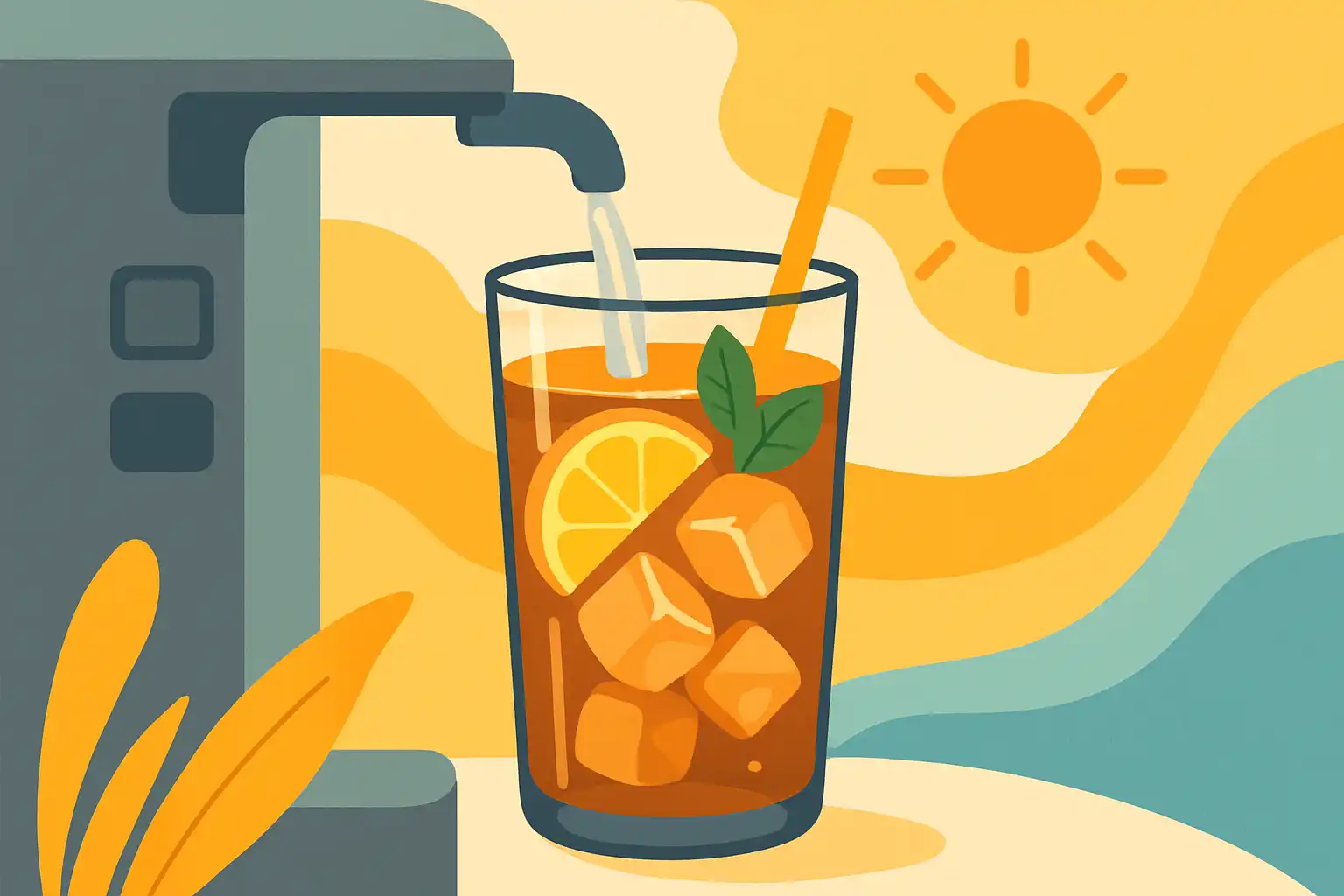 Zomerse iced tea hacks: zo zet je in één minuut perfecte ijsthee met je heetwaterdispenser