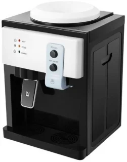 Waterdispenser - Waterdispenser heet water - Watertap - Waterkoeler - Heetwater tap Met Bovenlader - Elektrische warm- en koudwaterkoelerdispenser - voor Thuiskantoor - 220V - 45 minuten koeltijd - 8 minuten opwarmtijd - Wit